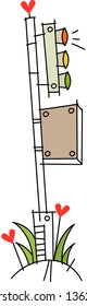 Vector illustration of traffic lights