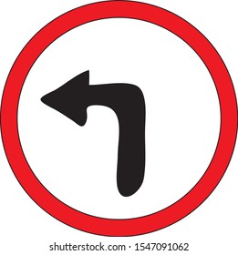 vector illustration of a Traffic sign