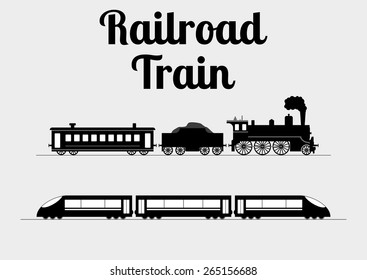 Vector illustration of a train 