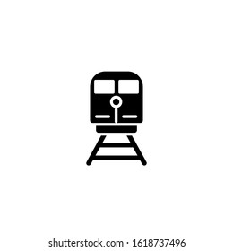  Vector illustration. Train icon template.
