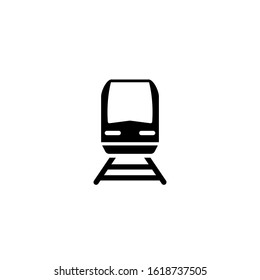  Vector illustration. Train icon template.