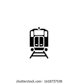  Vector illustration. Train icon template.