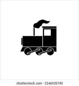 Vector Illustration Train Simple Icon Design Stock Vector (Royalty Free ...