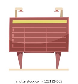 Vector illustration of train and station icon. Collection of train and ticket stock vector illustration.