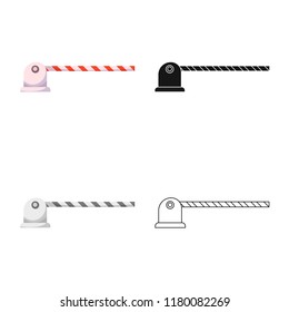 Vector illustration of train and station logo. Set of train and ticket stock symbol for web.