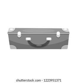 Vector illustration of train and station logo. Collection of train and ticket vector icon for stock.