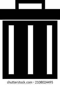 Vektorgrafik von Müll kann Symbol zu löschen