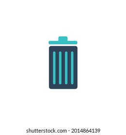 Icono vectorial de la basura. Ideal para diseñar afiches, volantes, fuentes, símbolos, aplicaciones, web, etc