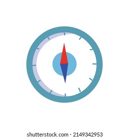 Vector illustration of travel compass