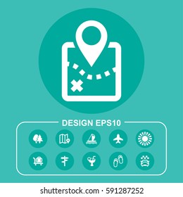 Vector Illustration Travel Icon