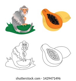 Vector illustration of and travel icon. Collection of and traditional vector icon for stock.
