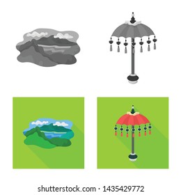 Vector illustration of and travel icon. Set of and traditional vector icon for stock.