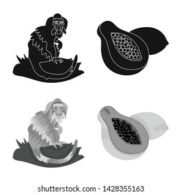 Vector illustration of and travel logo. Set of and traditional vector icon for stock.