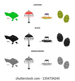 Vector illustration of  and travel symbol. Collection of  and traditional stock symbol for web.