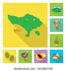 Vector illustration of travel and tourism logo. Collection of travel and island stock vector illustration.