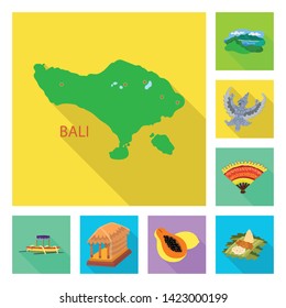 Vector illustration of travel and tourism logo. Collection of travel and island stock vector illustration.