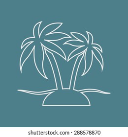 Vector illustration of travel and vacation icons Vector illustration of travel and vacation icons