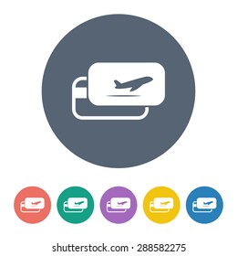 Vector illustration of travel and vacation icons