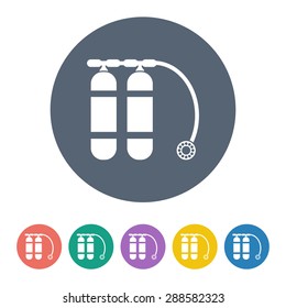 Vector illustration of travel and vacation icons