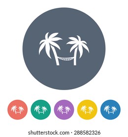 Vector illustration of travel and vacation icons
