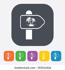 Vector illustration of travel and vacation icons