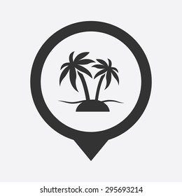 Vector illustration of travel and vacation icons
