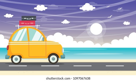 Vector Illustration Of Travelling