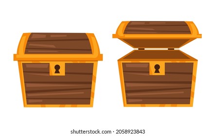 Vektorgrafik der Schatztruhe 