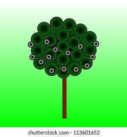 Vector illustration of tree