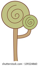 Vector illustration of a tree