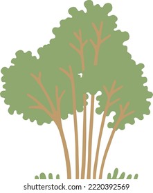 vector illustration of a tree