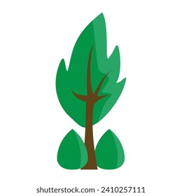 Vector Illustration of a Tree