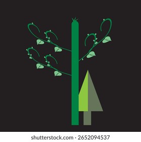 vector illustration of a tree
