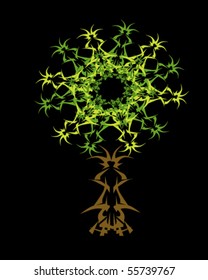 vector illustration of tree