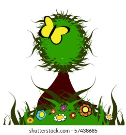 vector illustration of tree