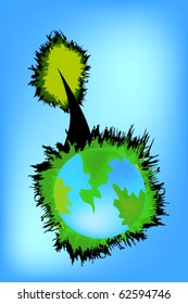 vector illustration of tree