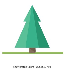 vector illustration of a tree. Can be used to describe nature or healthy lifestyle topics.