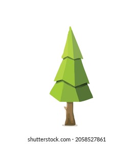 vector illustration of a tree. Can be used to describe nature or healthy lifestyle topics.