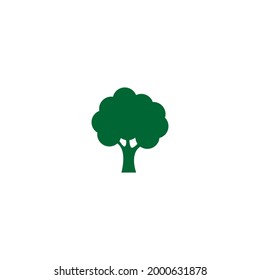 ilustración vectorial de un árbol para un icono, símbolo o logotipo