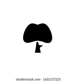 Vector illustration, tree icon template.  