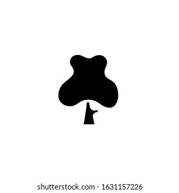 Vector illustration, tree icon template.  