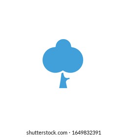 Vector illustration, tree icon template