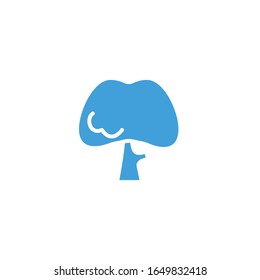 Vector illustration, tree icon template