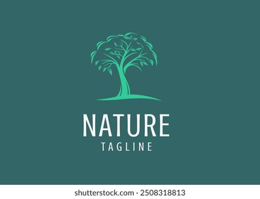Vector illustration of Tree Logo Design