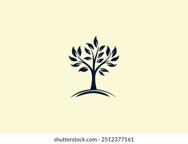 Vector illustration of Tree Logo Design