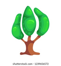 Vector illustration of tree and nature logo. Set of tree and crown stock symbol for web.