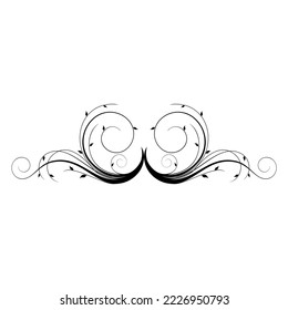 Silueta de árbol de ilustraciones vectoriales aislada sobre fondo transparente.Árbol negro.Esclavitud de ilustración abstracta de un árbol joven.Árbol negro elegante. Ilustración vectorial.Planta decorativa simple.
