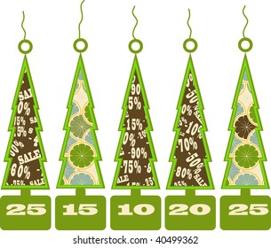 Vector illustration tree-Christmas tree