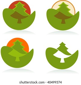 Vector illustration tree-Christmas tree