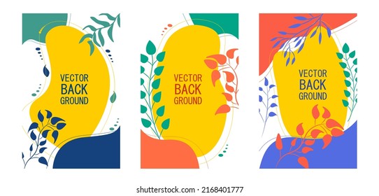 vector illustration of trendy abstract background template for broucher, flyer, banner advertising promotion campaign